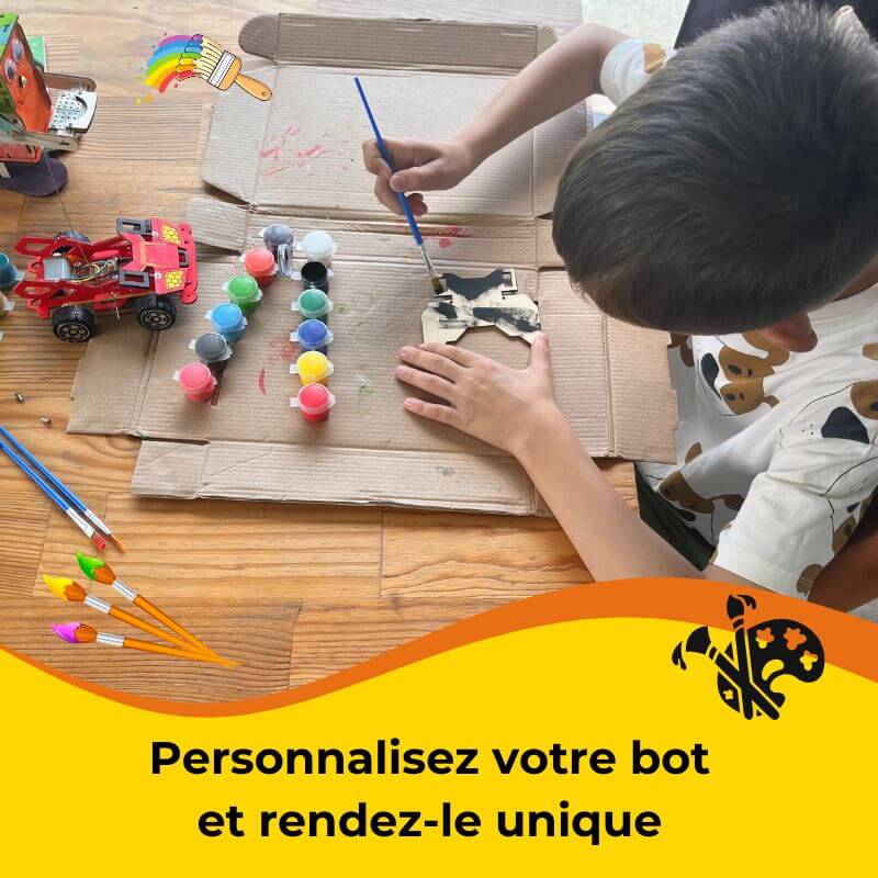 CharBot : Le compagnon idéal pour explorer les environs - Kit d'assemblage en bois STEM