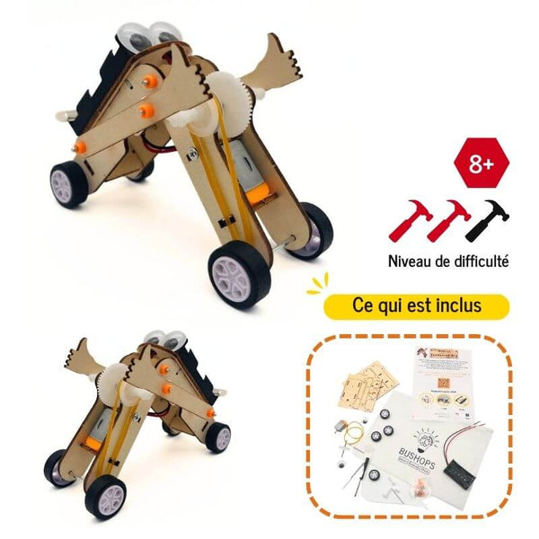 Thumbs-up Bot : Le robot qui vous donne un coup de pouce - Kit d'assemblage en bois STEM
